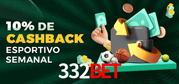 10% de bônus de cashback na 332bet